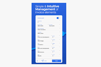 build receipt keeper app, invoice keeper app, scanning app, digital receipt app