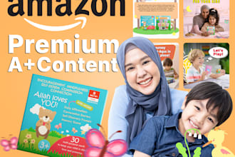 design professional amazon a plus content ebc infographics and listing images