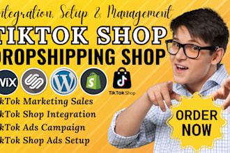 setup tiktok shop, tiktok maketing, tiktok dropshipping shop tiktok ads campaign