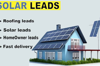 provide solar leads and home owner sales leads
