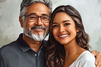 make you a custom portrait in family guy style