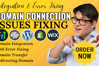 connect domain, domain transfer, redirect domain, connect domain, fix dns record