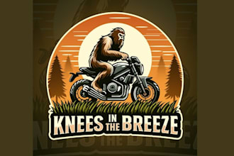 design fun sporty riding motorcycle vibe logo