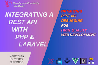 develop PHP laravel rest full website design and API integration
