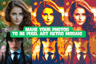 make pixel art retro from your photos