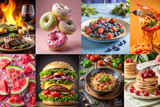 create realistic food ai images for your business
