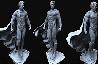 3d miniature painting, 3d sculpture, resin printing, 3d art, stl file, maya