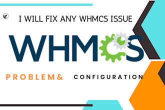 fix any issue cpanel, whmcs, dns, mail, whm, mysql,  updte