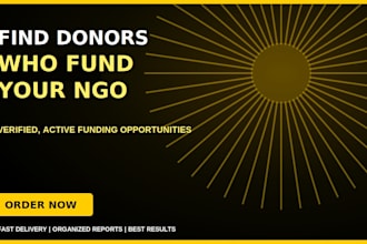 research active donors and grants matching your mission