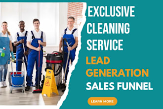 generate housekeeper leads house cleaning leads cleaning service sales funnel