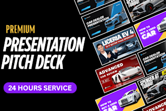 design powerpoint presentation PPT google slide investor pitch deck update edit