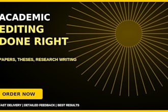 proofread and edit your academic or researches
