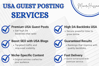 provide high quality USA guest posts