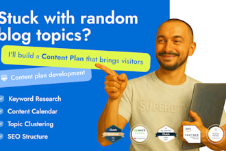 create a content plan for your website or blog
