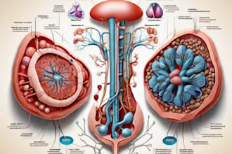do medical, scientific, and biology illustrations for you
