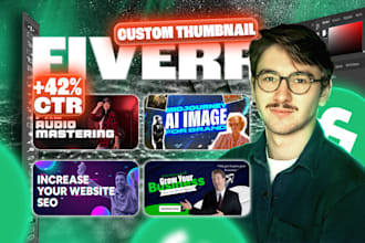 concevoir une vignette de gigs fiverr qui vend