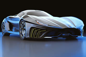 buildup 3d modeling and rendering any vehicle design interior and exterior model