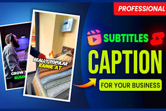 create synced subtitles or captions to video in english, french, spanish, arabic