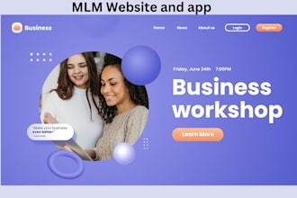 build a MLM software, MLM website, MLM app, affiliate app