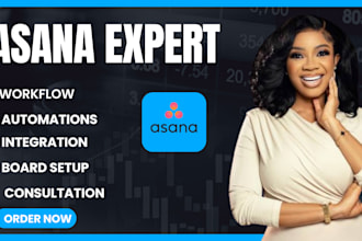 be your asana project manager asana crm expert virtual assistant setup clickup