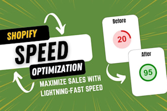 shopify speed optimization and fix slow shopify store