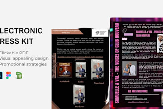 design media kit epk one sheet press kit speaker kit musicians epk dj kit