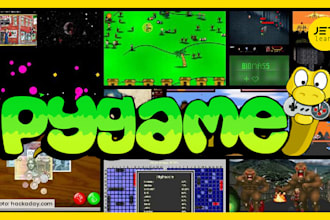 create an awesome game in python using pygame