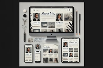 create a personal portfolio website with HTML, CSS, and javascript