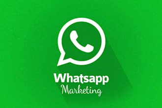 do organic whatsapp marketing and send promotional whatsapp message to worldwide