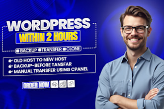backup migrate clone duplicate transfer and wordpress in 3 hour