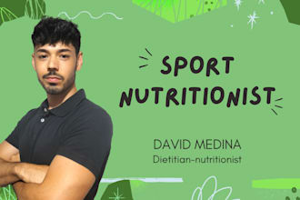 be your personal nutritionist for any sports discipline