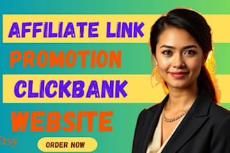 do affilate link promotion etsy ebay shopify marketing clickbank promotion
