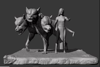 fix your sculpt,3d character game,dnd miniature,zbrush,body mesh,3dmask,stl file