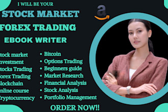 ghostwrite stock market ebook, forex trading finance article, online course