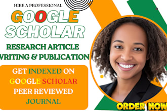 write and publish research article in peer reviewed  google scholar indexed