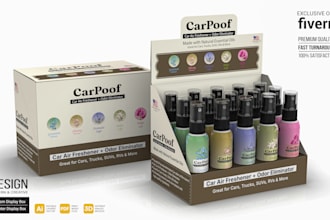 create product display counter, posm items, retail display