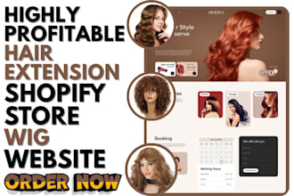 design hair extension shopify wig hair extension store hair extension website