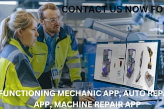 build develop mechanic app, auto repair, handyman app, roadside assistance app
