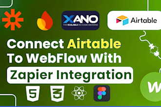 build webflow memberstack with zapier, wized, airtable, payment api integration