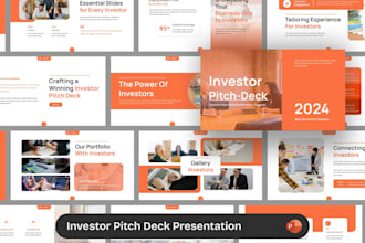 design or redesign powerpoint presentation templates, pitch deck and animation