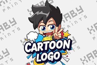 design a cartoon mascot logo
