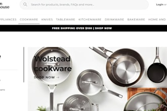 cooking tools shopify store kitchen accessories tools store small pot website