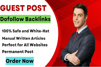 write and publish SEO guest posts on organic traffic websites
