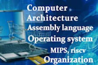 computer architecture, mips, x86, assembly language, riscv, operating system
