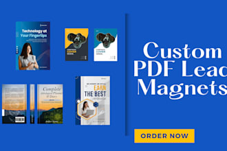 design PDF lead magnet checklist PDF brochure ebook lead magnet design