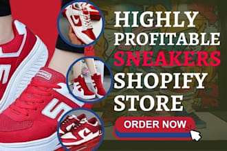 build shopify sneakers store shoe footwear store shoe sneakers reselling website