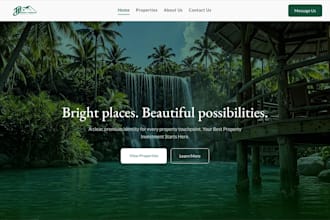 build a modern responsive website, landing page, or business website