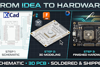 design professional custom pcb layout and schematics