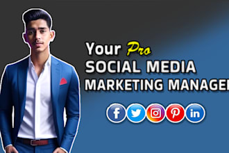 be your social media marketing manager for brand growth