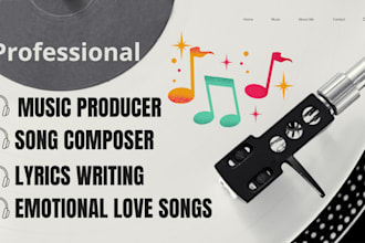your songwriter lyric writer song composition ghost production uk usa composer